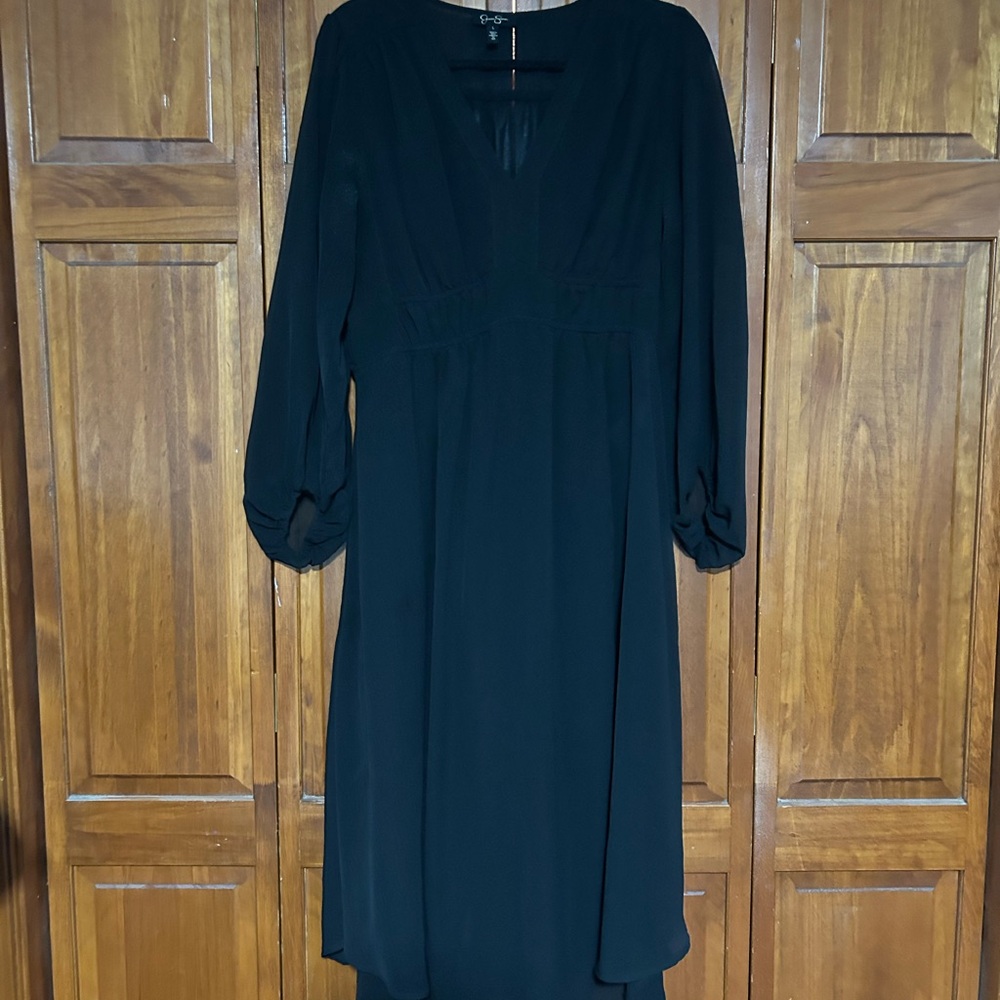 Jessica Simpson Black Long Sleeve Dress
